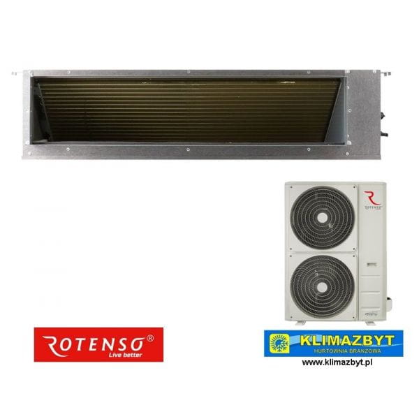 Klimatyzator kanałowy Nevo N160Xi / UO160Xo, generacja X