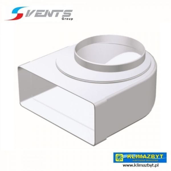 Kolano mimośrodowe PVC 220x90mm / fi 150