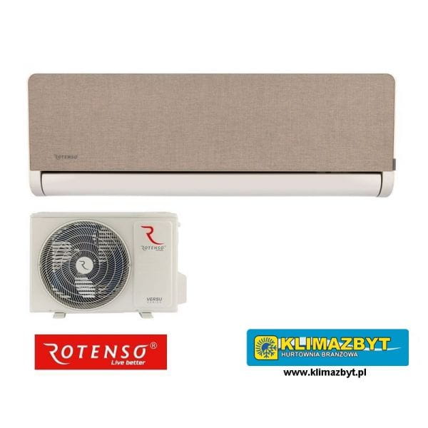 Klimatyzator ścienny Versu Cloth Caramel VCC26Xi / VO26Xo R15