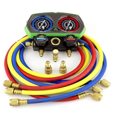 Zestaw manometrów SUPER STARS ST-B2801 R410A, R32, R407C i R134A