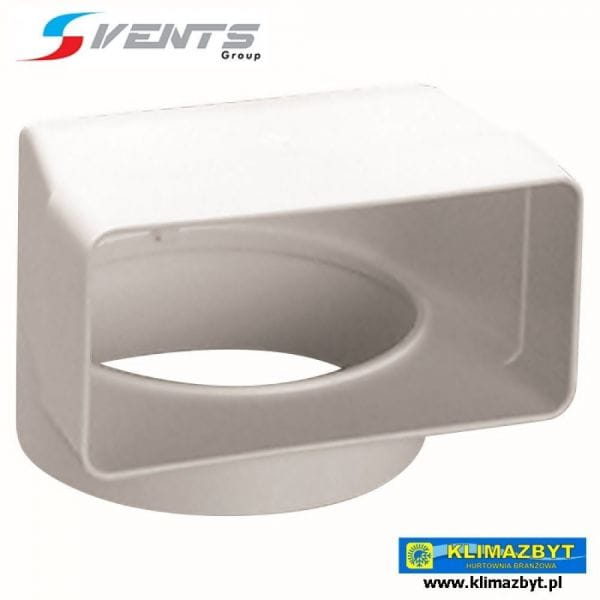 Kolano redukcyjne PVC 122x60 mm na fi 100
