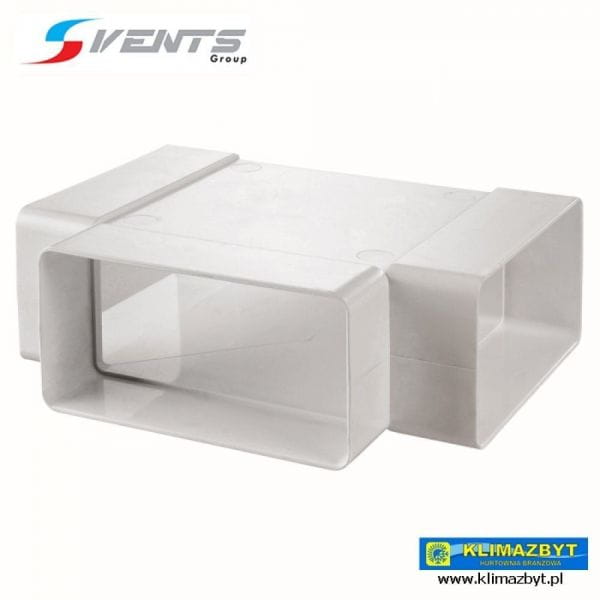 Trójnik PVC 122x60 mm